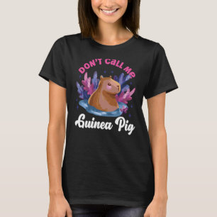 Camiseta Capybara Não me chame de porquinho de Guiné