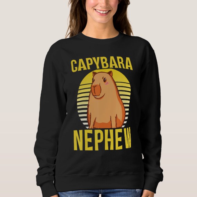 Camiseta Capybara Nephew Animal  Rodent Capybaras (Frente)