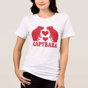 Camiseta capybara no amor