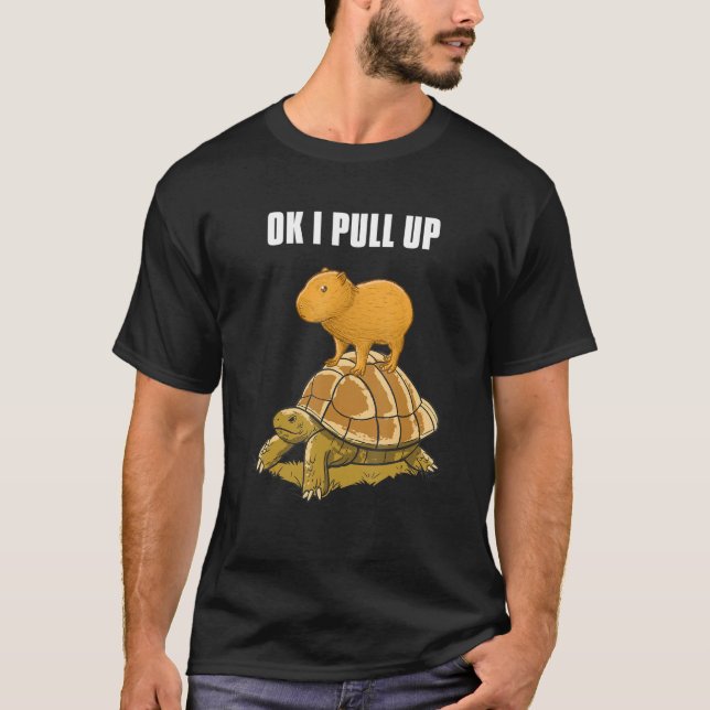 Camiseta Capybara ok eu puxo (Frente)