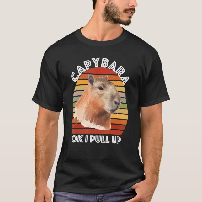 Camiseta Capybara Ok I Pull Up (Frente)