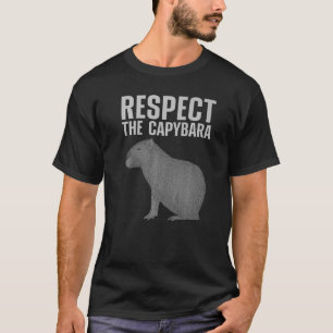 Camiseta Capybara Para Homens Crianças Cavy Rodent Capybara