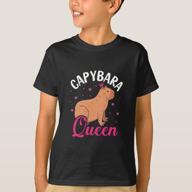 Camiseta Capybara Queen Capybara Lover (Frente)