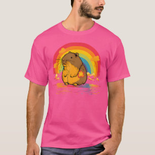 Camiseta Capybara Rainbow