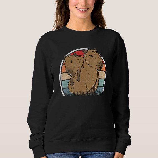 Camiseta Capybara Retro Capybara Vintage (Frente)