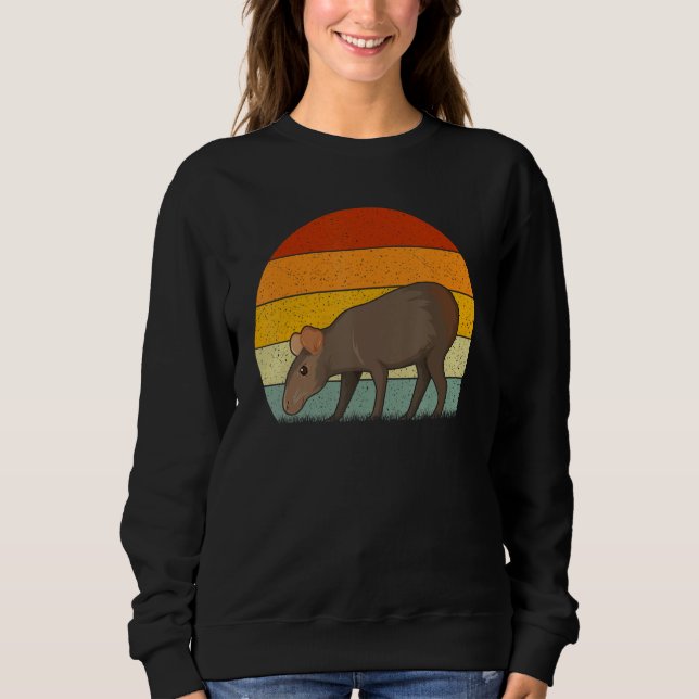 Camiseta Capybara  Retro Style Vintage (Frente)