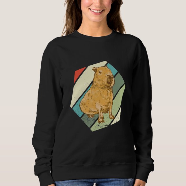 Camiseta Capybara  Rodent Hexa Capybara Retro  Capybara (Frente)
