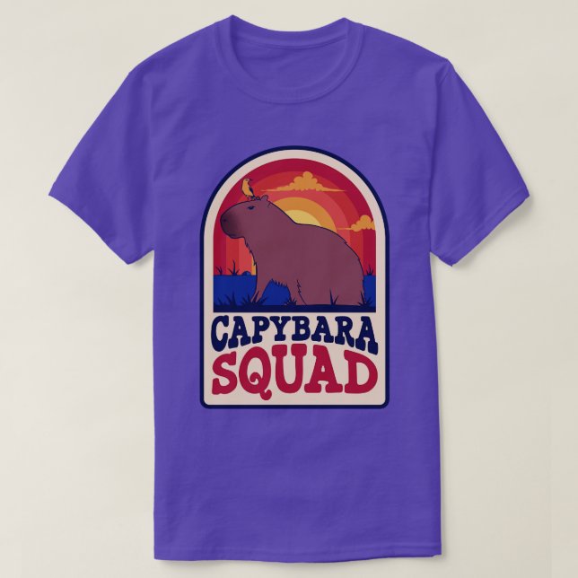Camiseta Capybara Squad (Frente do Design)