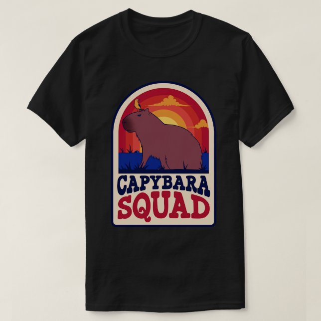 Camiseta Capybara Squad (Frente do Design)