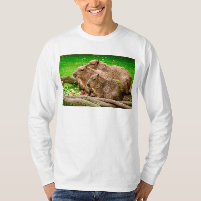 Camiseta Capybara Trio (Frente)