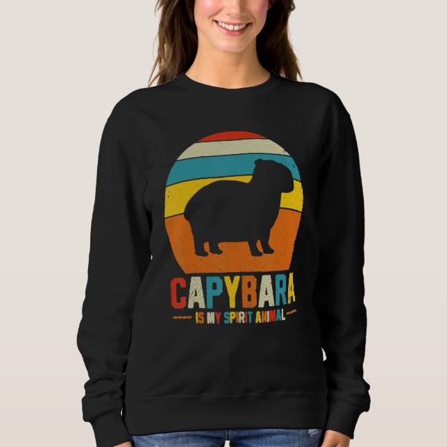Camiseta Capybara Vintage Funny (Frente)