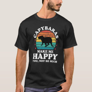 Camiseta Capybaras Animal Zoo Capybara Girls Women