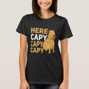 Camiseta Capybaras Capibara Rodent Capybara Aqui Capy