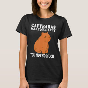 Camiseta Capybaras me faz feliz Capybaras Capybara
