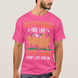 Camiseta Capybaras São Como Batateiras Engraçadas Rodent Ca