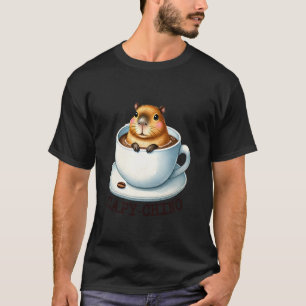 Camiseta Capychino Capybara fantasma Capybara e amante de c