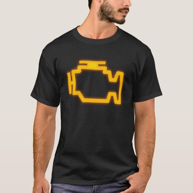 Camiseta Car Check Engine Light (Frente)