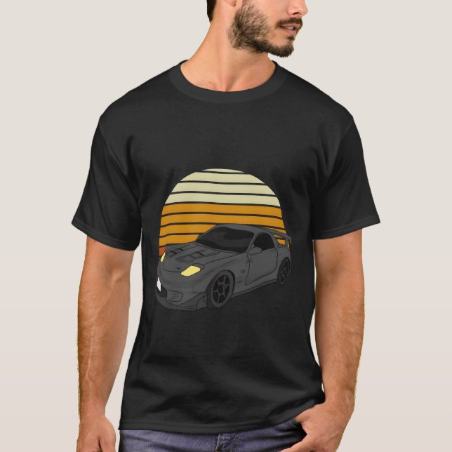 Camiseta Car Drifting Racing Racecar Motorsport Mechanic fr (Frente)