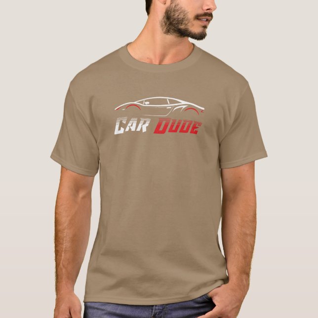 Camiseta Car Dude Car Lovers Car Collector Drift Car Auto M (Frente)