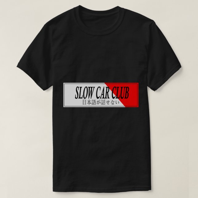 Camiseta Car Slap - Slow Car Club Sticker.png (Frente do Design)
