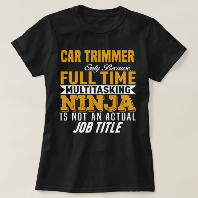 Camiseta Car Trimmer (Frente do Design)