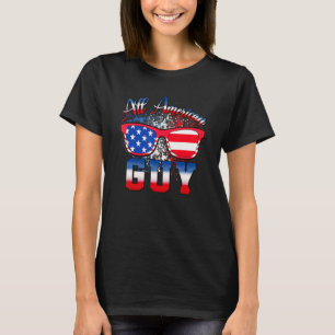 Camiseta Cara 4 De Julho, Todo Matéria Patriótica Da Famíli