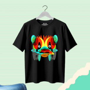 Camiseta Cara abstrada