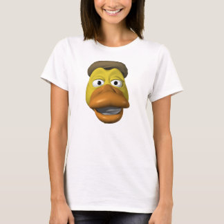 Camiseta Cara amarela da cara do pato