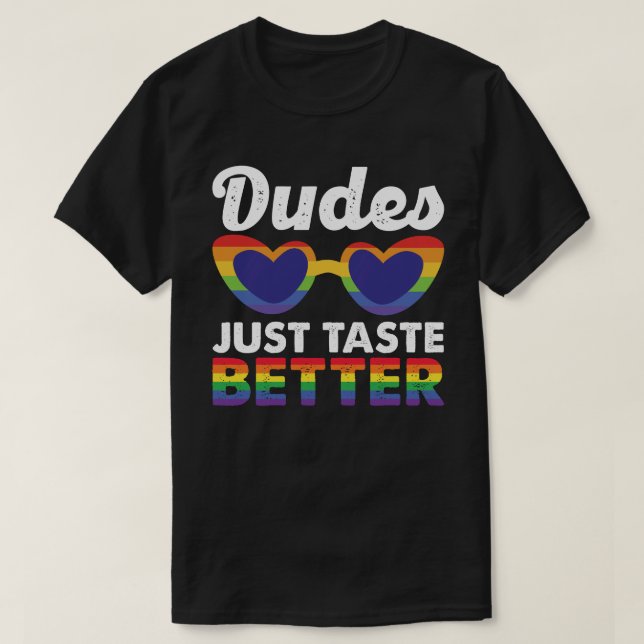 Camiseta Cara, apenas prove melhor mês de orgulho, Gay (Frente do Design)