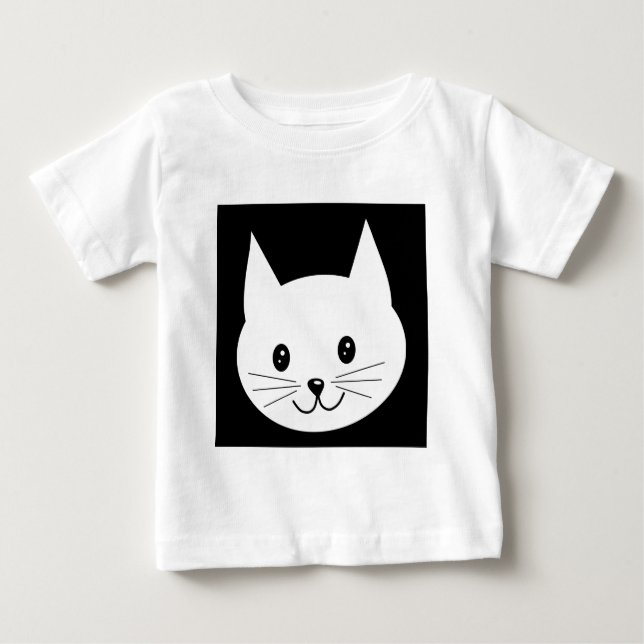 Camiseta Cara bonito do gato (Frente)