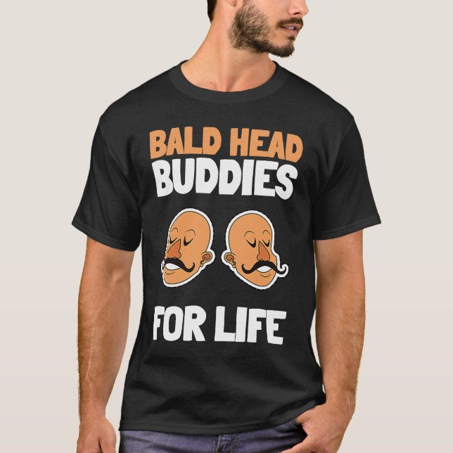 Camiseta Cara Careca Perda de Cabelo Alopeciamento e Calvíc (Frente)
