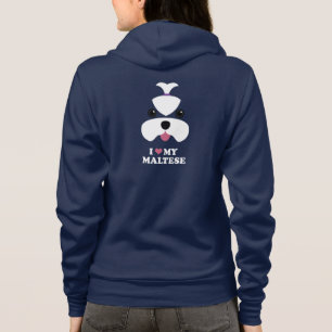Camiseta Cara cutesy maltesa com slogan