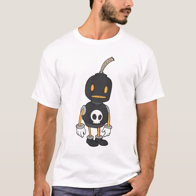 Camiseta Cara da bomba - preto (Frente)