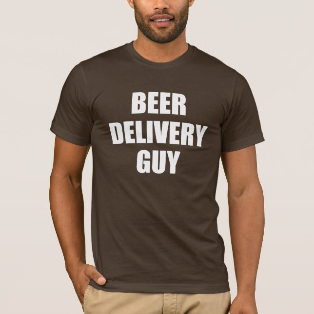Camiseta Cara da entrega da cerveja (Frente)