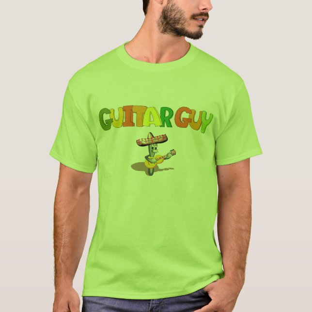 Camiseta Cara da guitarra (Frente)