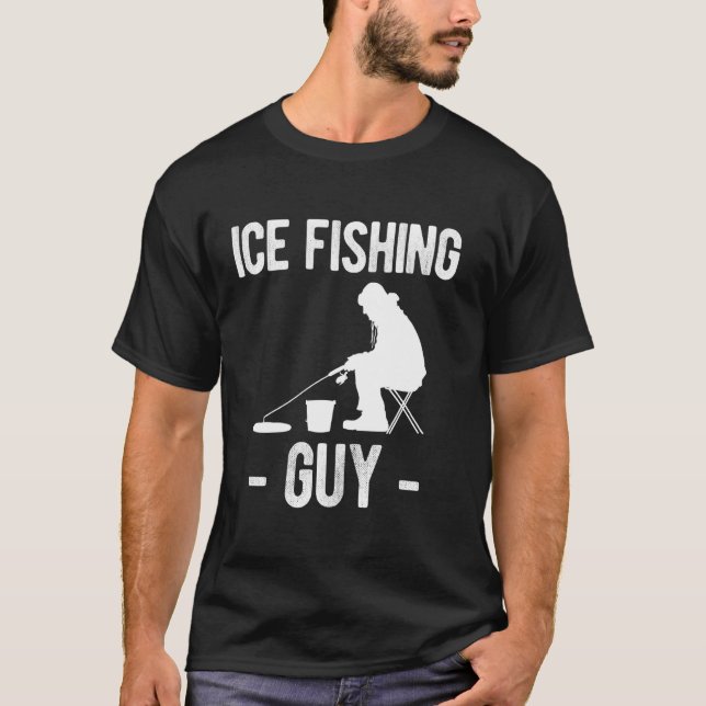 Camiseta Cara da Pesca no Gelo (Frente)