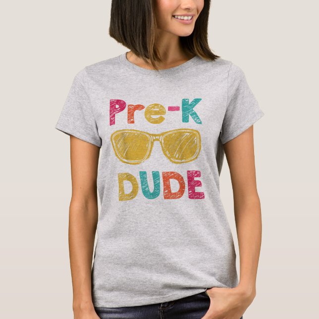 Camiseta Cara da Pré-escola , Cara da Pré-escola , (Frente)