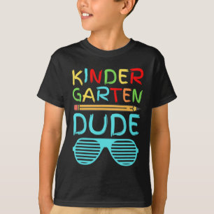 Camiseta Cara da Pré-Escola Lápis Divertido Primeiro Dia Es