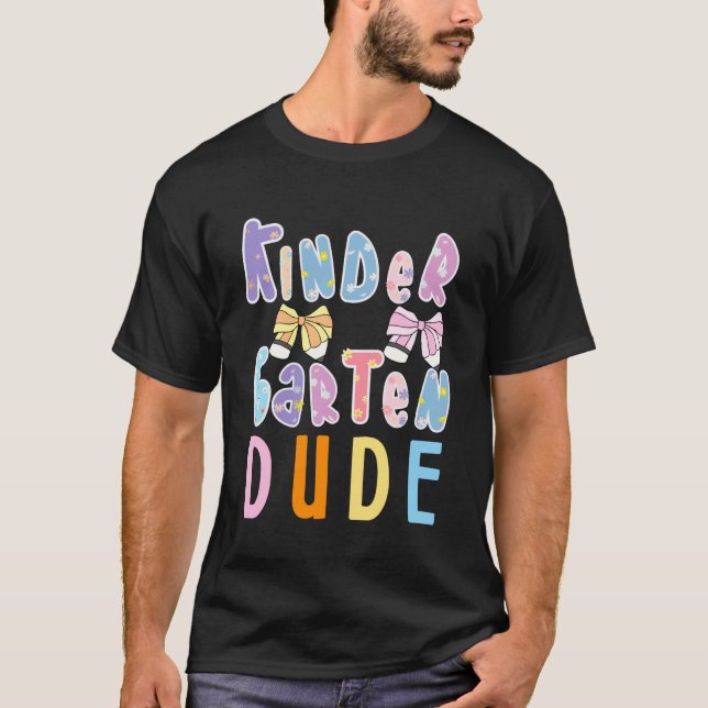 Camiseta Cara da Pré-Escola Meninos, professores, menina De (Frente)