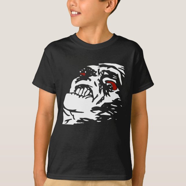 Camiseta cara da raiva (Frente)
