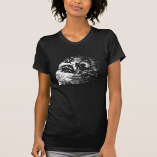Camiseta Cara da raiva de OMG