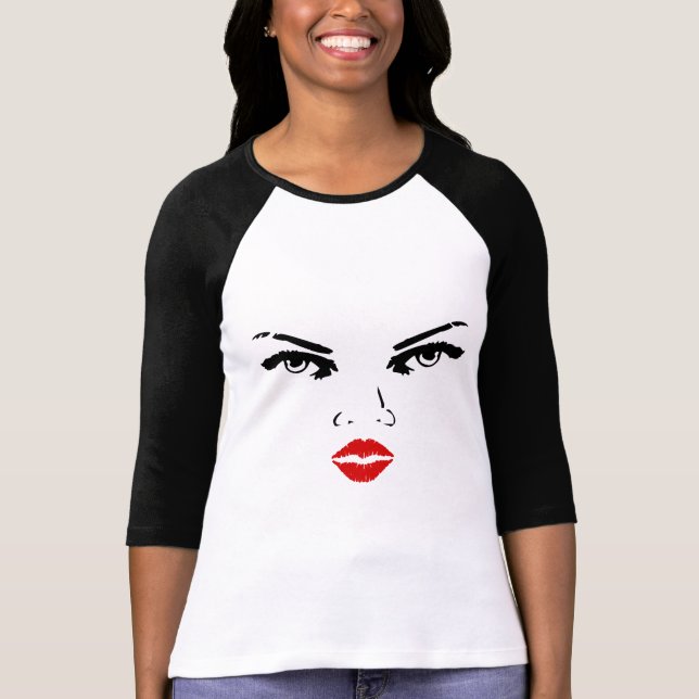 Camiseta Cara das mulheres (Frente)