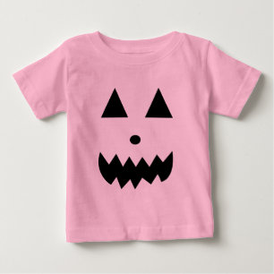 Camiseta Cara de Abóbora Bonita do Halloween