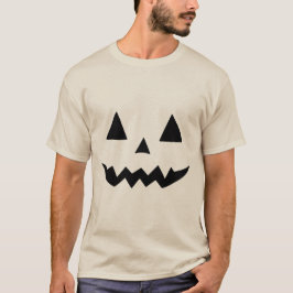 Camiseta Cara de Abóbora de Halloween