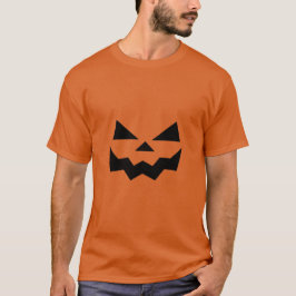Camiseta Cara de abóbora de Halloween Jack-o-lantern