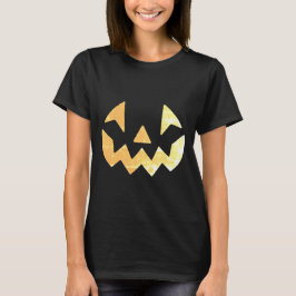 Camiseta Cara de abóbora de Jack-o-lanterno