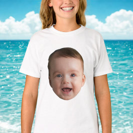 Camiseta Cara de bebê personalizada, fotografia personaliza