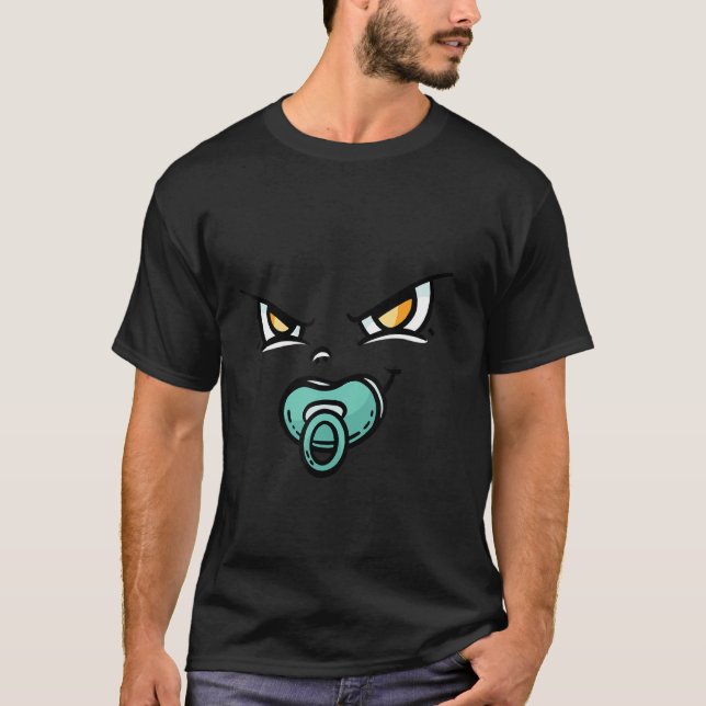 Camiseta Cara De Bebê Zangada (Frente)
