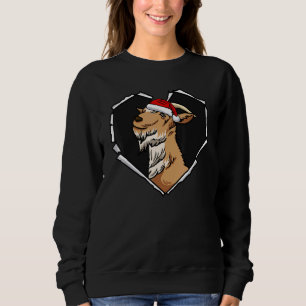 Camiseta Cara De Cabra De Tiro Com O Coração De Buraco De N