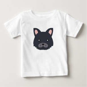 Camiseta Cara de cachorro de desenho animado fofo